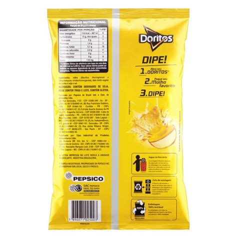 Salgadinho De Milho Original Doritos Dippas Pacote 96g Supermercado