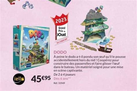 Promo Dodo Chez Jouets Sajou Icatalogue Fr