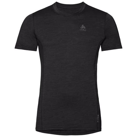 Odlo Men S NATURAL LIGHT Long Sleeve Base Layer Top Black BIKE24