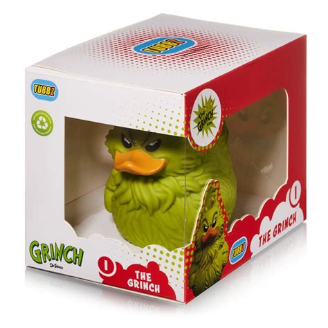 Dr Seuss The Grinch Tubbz Rubber Duck Collectible Boxed Edition