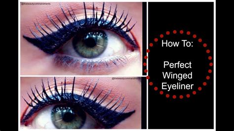 How To Perfect Winged Eyeliner ♡ Youtube