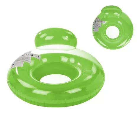 Colchoneta Inflable Para Agua Sillón Posa Vaso Silla Pileta Color Verde