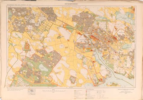 Map of Sundbyberg and Duvbo from 1934 showing many interesting ...