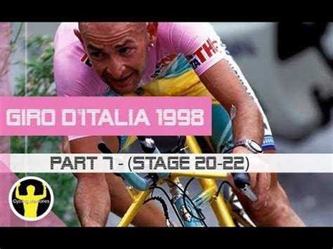 Giro D Italia 1998 Part 7 Stage 20 22 Sensational Time Trial By