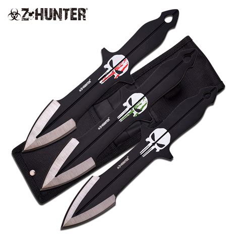 Z Hunter Zb 089 3 Throwing Knife Set Master Cutlery Retail