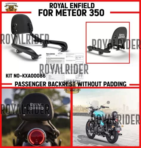 Dossier Passager Royal Enfield Sans Rembourrage Pour Meteor Eur