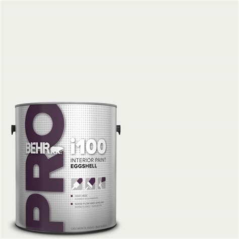 Behr Pro Gal I White Base Eggshell Interior Paint Pr The