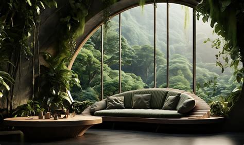 Premium Photo | Interior design of modern living room with green sofa ...