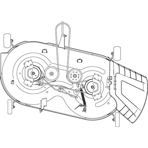 Craftsman Lt1000 Riding Mower Deck Parts Diagram