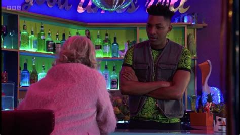 Eastenders Linda Is In The Albert Wanting A Drink From Felix As She