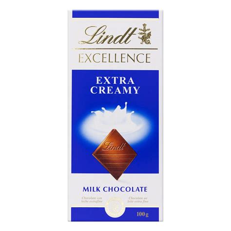 Chocolate Lindt Excellence Extra Creamy Milk G Shopee Brasil