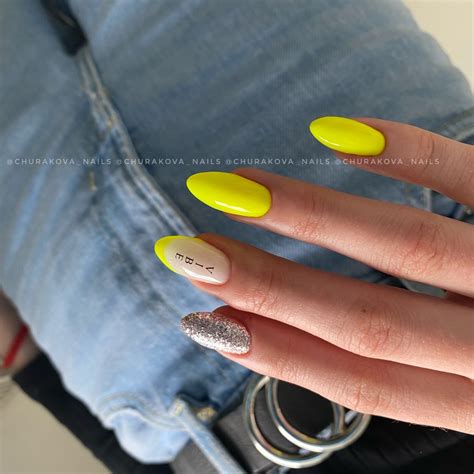 Неоновые ногти.Френч | Маникюр, Дизайн