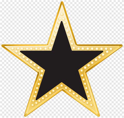 Gold Blackstar Star S Angle Triangle Png PNGEgg