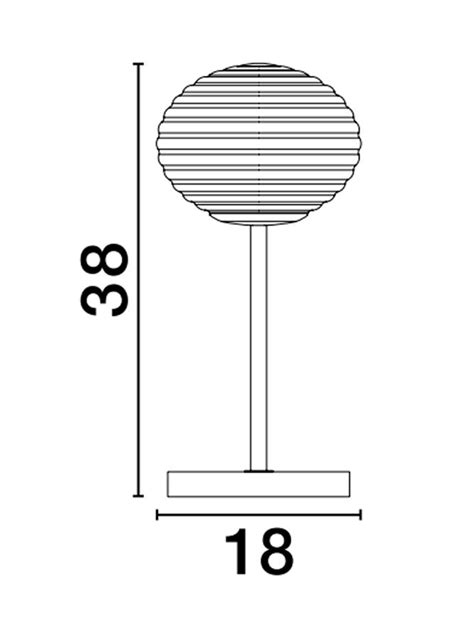 Nova Luce FLOOR TABLE LUMINAIRES ALLEN Matt Gold Metal Milky