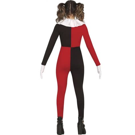 Disfraz Arlequín Harley Quinn Para Mujer 【envío Halloween En 24h】