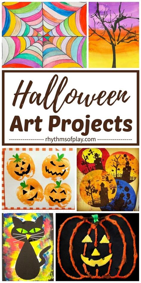 Halloween Art Projects and Painting Ideas for Kids | Halloween art ...