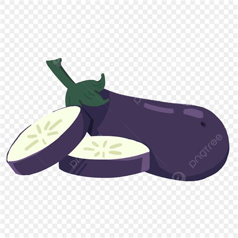 Cartoon Eggplant Clipart Hd Png Cartoon Purple Eggplant Illustration