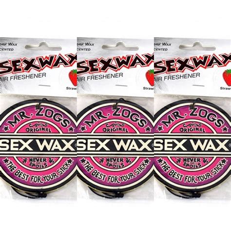 Sex Wax Air Freshener Strawberry 3 Pack