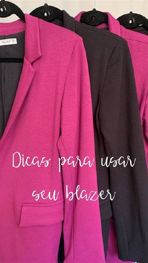 Use Amali On Instagram Quer Dar Uma Transformada No Seu Blazer Acha