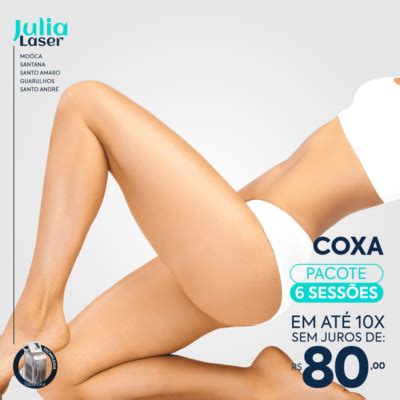 Coxa Pacote Sess Es Julia Laser