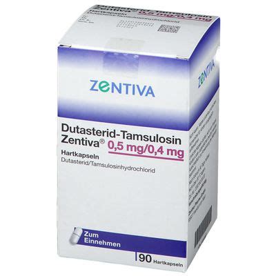 Dutasterid Tamsulosin Zentiva 0 5 Mg 0 4 Mg 90 St Mit Dem E Rezept