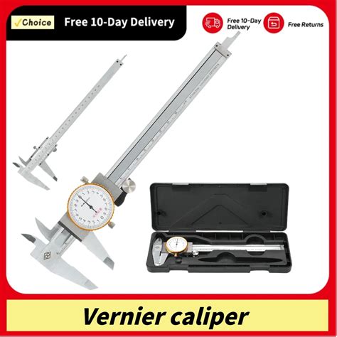 Industrial Dial Calipers High Precision Stainless Steel Vernier Caliper