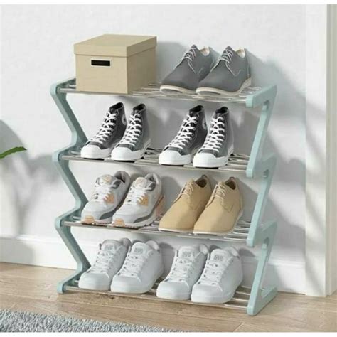 Jual Bonbox Bfs Rak Sepatu Susun Shoe Rack Sandal Holder Rak