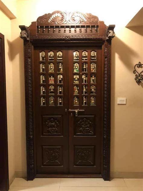 Pin By Elamathy On Pooja Room Door Design Pooja Room Door Design