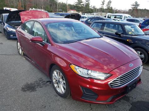 2019 Ford Fusion SE 3FA6P0HD4KR275358 Bid History BidCars