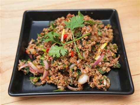 I Love Thai Recipes Minced Pork Salad Laab Moo