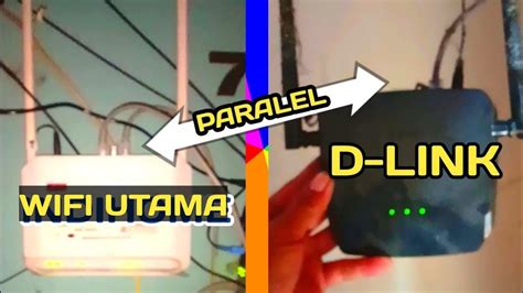 Cara Paralel Wifi Dengan Tetangga Pakai Kabel Lan Router D Link YouTube