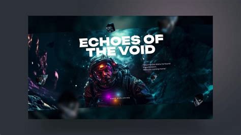 Slider Revolution Beyond The Void Parallax Hero With Particles Video