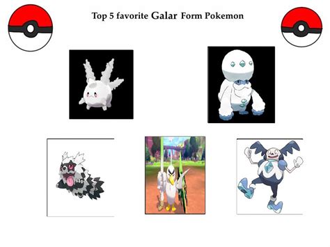 my top 10 favorite galar form pokemon by cartoonstarreviews on DeviantArt