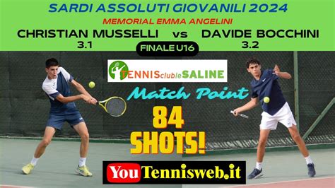 84 Shots Musselli Vs Bocchini Finale U16 Sardi Assoluti Giovanili 2024