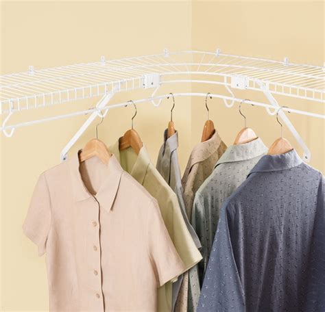 Clever Corner Shelf With A Contoured Radius Allows Garments To Move