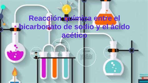 Reacción química entre el bicarbonato de sodio y el ácido ac by Angie