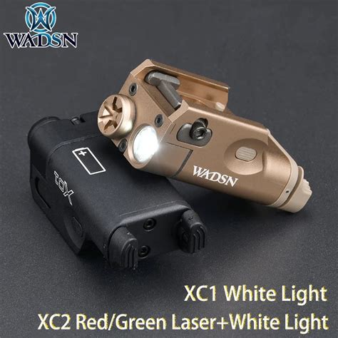 Wadsn Luz LED T Ctica Blanca Para Caza Linterna Para Arma De Explorador