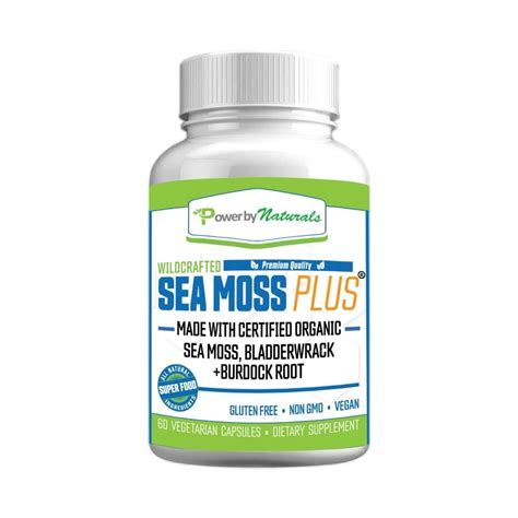 Buy Power By Naturals Certified Organic Sea Moss Plus Wildcrafted