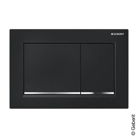 Geberit Omega Plaque De D Clenchement Noir Chrome Km Reuter