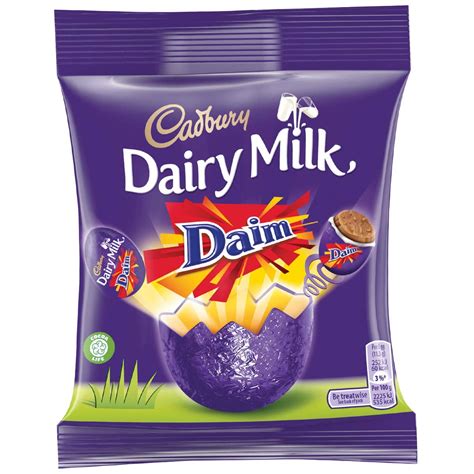 Original Cadbury Dairy Milk Daim Mini Eggs Bag Imported From The Uk