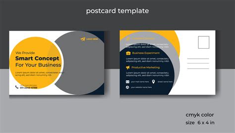 Corporate Business Marketing Postcard print design Template Design ...