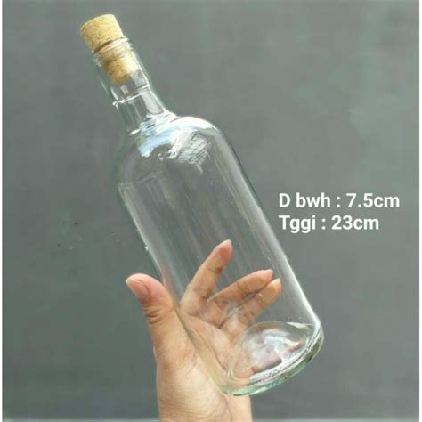 Jual Botol Kaca Ml Tutup Kayu Botol Asi Ml Tutup Kayu Botol