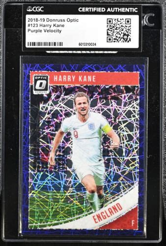 2018 19 Panini Donruss Optic Purple Velocity 123 Harry Kane 36 125