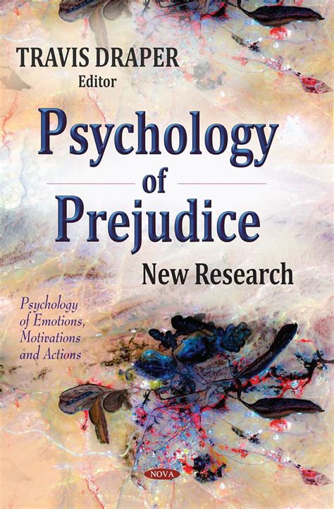 Amazon.com: Psychology of Prejudice: New Research (Psychology of ...