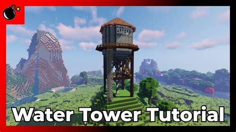 How To Build A Water Tower Minecraft Tutorial YouTube