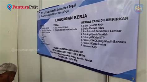 Puluhan Perusahaan Buka Lowongan Pekerjaan Di Job Fair Pemkab Tegal