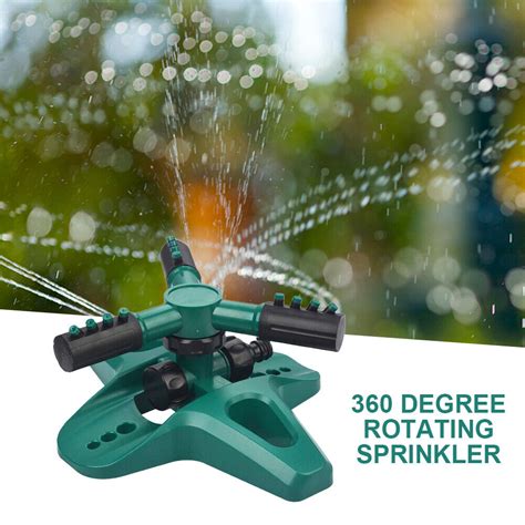 Sprinkler Large Coverage Area Oscillating Water Sprinkler For Lawn Garden D Ebay