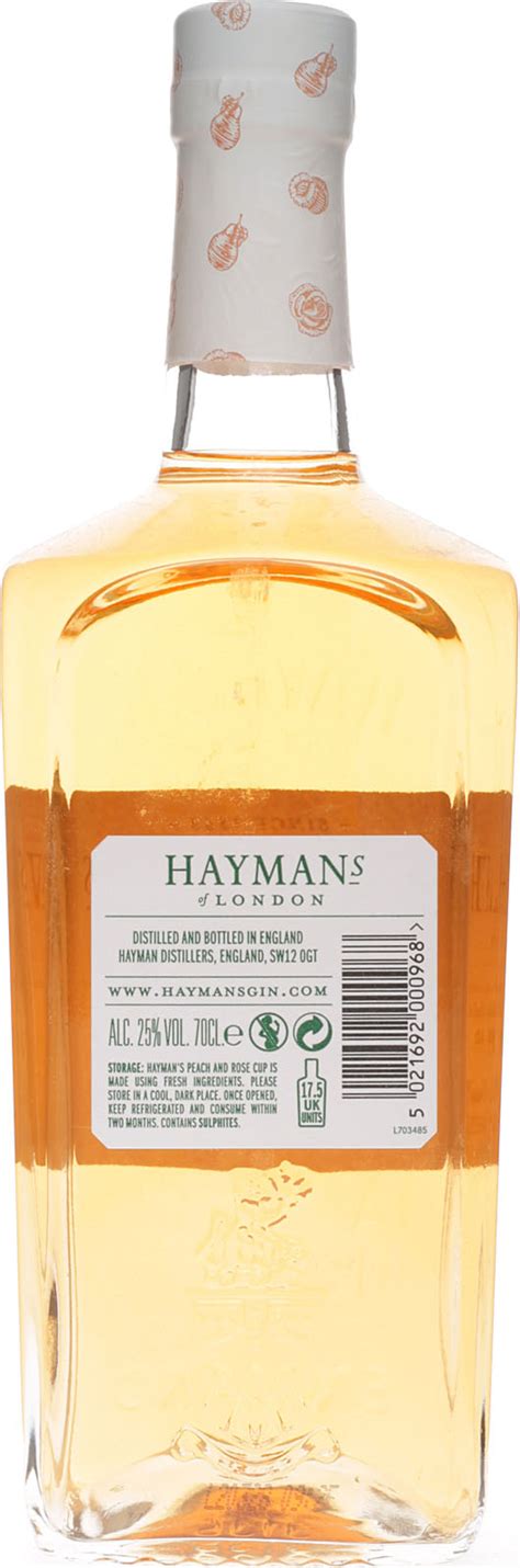 Haymans Peach Rose Cup 0 7 Liter 25 Vol