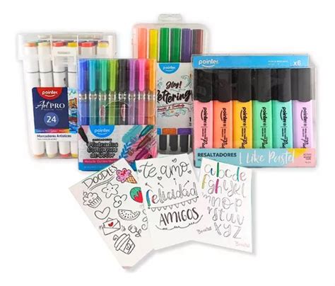 Kit X Marcadores Dise O De Letras Lettering Y Timoteo Env O Gratis