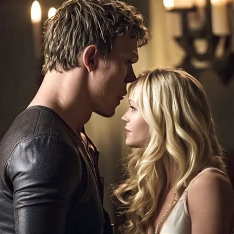 Vampire Diaries Caroline And Klaus Kiss